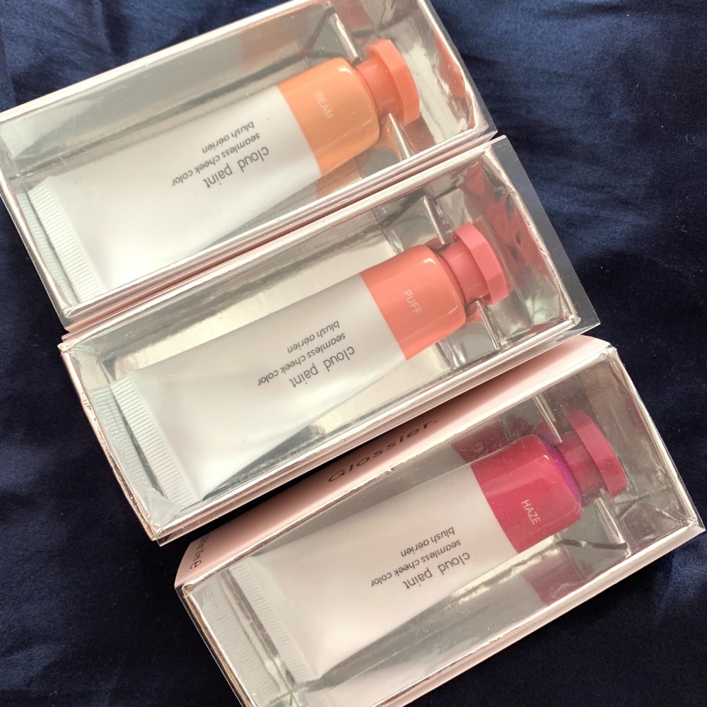 Bundle of 3 Glossier Cloud Paints ✨✨